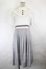 画像1: mayla classic / Giddily ワンピース  白Ｘグレー I-26-07-25-050-LO-OP-SA-ZI (1)