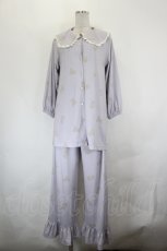 画像1: m petit by misako / くまパジャマセットアップ M ラベンダー I-26-07-25-055-LO-BL-SA-ZI (1)