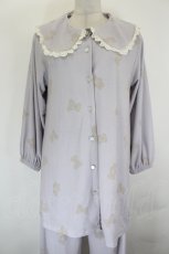 画像2: m petit by misako / くまパジャマセットアップ M ラベンダー I-26-07-25-055-LO-BL-SA-ZI (2)