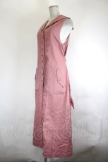画像3: PINK HOUSE / セーラー襟ノースリーブワンピース  ピンク I-26-07-25-067-LO-OP-SA-ZI (3)
