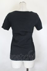 画像2: MILK / バレリーナプリントTシャツ  黒Ｘ白 I-26-07-25-007-ML-TO-SA-ZI (2)