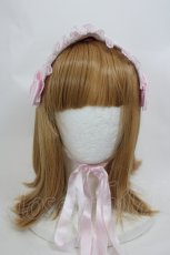 画像2: BABY,THE STARS SHINE BRIGHT / くみゃちゃんのLovely Paradeヘッドドレス  オフ白×ピンク I-26-07-25-105-BA-AC-TE-ZI (2)
