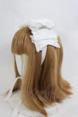 画像2: Angelic Pretty / Dollyヒロインリボンヘッドドレス  白 I-26-07-25-108-AP-AC-TE-ZI (2)