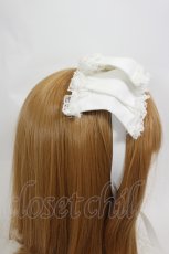 画像3: Angelic Pretty / Dollyヒロインリボンヘッドドレス  白 I-26-07-25-108-AP-AC-TE-ZI (3)