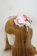 画像1: BABY,THE STARS SHINE BRIGHT / くみゃちゃんのSweet Baby Love Heart柄カチューシャ  ピンク I-26-07-25-109-BA-AC-SA-ZI (1)