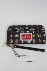 画像1: PINK HOUSE / LeSportsac × PINK HOUSE長財布  黒 I-26-07-25-118-LO-ZA-TE-ZI (1)