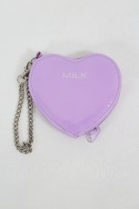 画像1: MILK / エナメルハートコインケース  ラベンダー I-26-07-25-127-ML-ZA-SA-ZI (1)