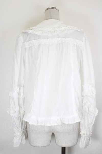 Angelic Pretty / Charming Frillブラウス(無地) 白 I-26-07-25-002-AP