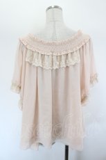 画像2: axes femme / オフショルAラインブラウス  ピンク I-26-07-26-004-AX-BL-TE-ZI (2)
