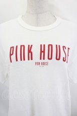 画像4: PINK HOUSE / ロゴプリントカットソー  白Ｘ赤 I-26-07-26-034-LO-TO-SA-ZI (4)