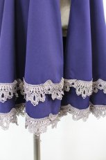画像5: Ozz Croce / 後ろローズ刺繍フリルロングジャケット  ネイビー I-26-07-26-059-OO-JA-SA-ZI (5)