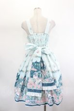 画像3: metamorphose / Maison des roses〜美しき街並み〜チュールヨークジャンパースカート 1 グリーン I-26-07-26-061-ME-OP-SA-ZI (3)
