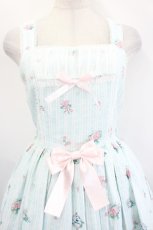 画像5: metamorphose / Maison des roses〜美しき街並み〜チュールヨークジャンパースカート 1 グリーン I-26-07-26-061-ME-OP-SA-ZI (5)