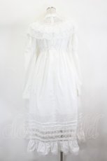 画像3: Fiorforte / lace ribbon vintage dress  白 I-26-07-26-076-LO-OP-TE-ZI (3)