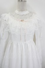 画像5: Fiorforte / lace ribbon vintage dress  白 I-26-07-26-076-LO-OP-TE-ZI (5)