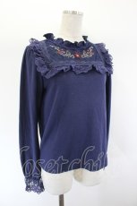 画像3: axes femme / ガーベラ＆オータムローズプルオーバー  ネイビー I-26-07-26-012-AX-TO-TE-ZI (3)