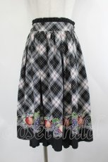 画像1: axes femme POETIQUE / ラ レコルトチェックスカート  黒 I-26-07-26-099-AX-SK-TE-ZI (1)