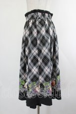 画像2: axes femme POETIQUE / ラ レコルトチェックスカート  黒 I-26-07-26-099-AX-SK-TE-ZI (2)