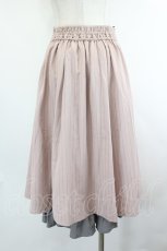 画像3: axes femme / サス付モチーフ刺繍スカート  ピンク I-26-07-26-100-AX-SK-TE-ZI (3)