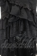 画像5: Ozz Croce / ウエストサイドローズ刺繍ロングスカート  黒 I-26-07-26-103-OO-SK-SA-ZI (5)