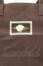 画像5: PINK HOUSE / ロゴ薔薇刺繍ハンドバッグ  ブラウン I-26-07-26-111-LO-BG-SA-ZI (5)