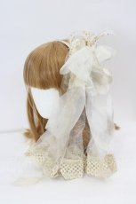 画像1: BABY,THE STARS SHINE BRIGHT / Twinkle twinkle Princess ヴェール付きカチューシャ  生成り I-26-07-26-121-BA-AC-SA-ZI (1)