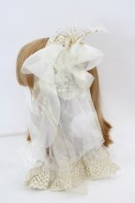 画像3: BABY,THE STARS SHINE BRIGHT / Twinkle twinkle Princess ヴェール付きカチューシャ  生成り I-26-07-26-121-BA-AC-SA-ZI (3)