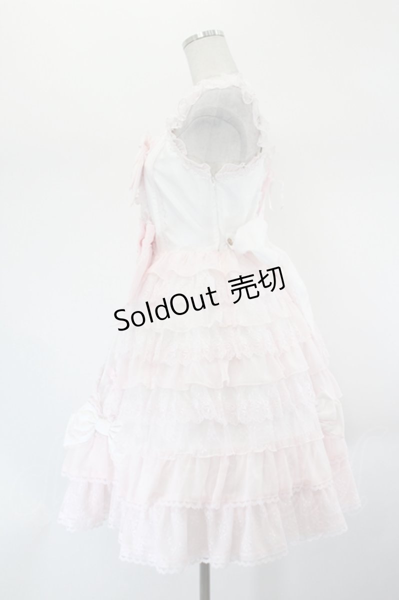 画像2: Angelic Pretty / 恋するお姫様ジャンパースカートSet  白Ｘピンク I-26-07-27-035-AP-OP-SA-ZI (2)