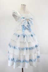 画像4: BABY,THE STARS SHINE BRIGHT / Sweet Best Wishesジャンパースカート  サックス I-26-07-27-036-BA-OP-SA-ZI (4)