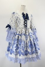 画像4: BABY,THE STARS SHINE BRIGHT / Cinderella〜きらめく魔法の舞踏会〜柄ワンピース  白 I-26-07-27-037-BA-OP-SA-ZI (4)