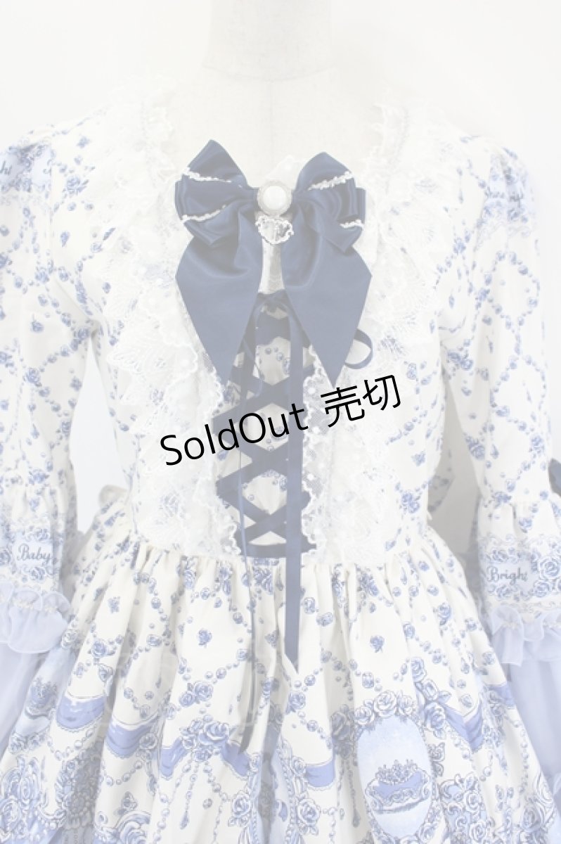 画像5: BABY,THE STARS SHINE BRIGHT / Cinderella〜きらめく魔法の舞踏会〜柄ワンピース  白 I-26-07-27-037-BA-OP-SA-ZI (5)