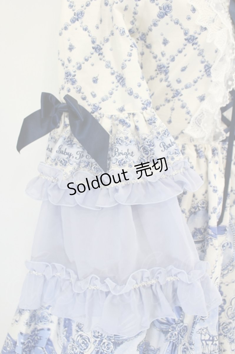 画像7: BABY,THE STARS SHINE BRIGHT / Cinderella〜きらめく魔法の舞踏会〜柄ワンピース  白 I-26-07-27-037-BA-OP-SA-ZI (7)