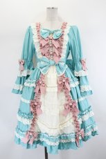 画像1: BABY,THE STARS SHINE BRIGHT / Elegant Rococoワンピース  サックス I-26-07-27-038-BA-OP-SA-ZI (1)