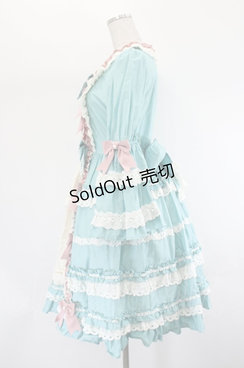 画像2: BABY,THE STARS SHINE BRIGHT / Elegant Rococoワンピース  サックス I-26-07-27-038-BA-OP-SA-ZI (2)