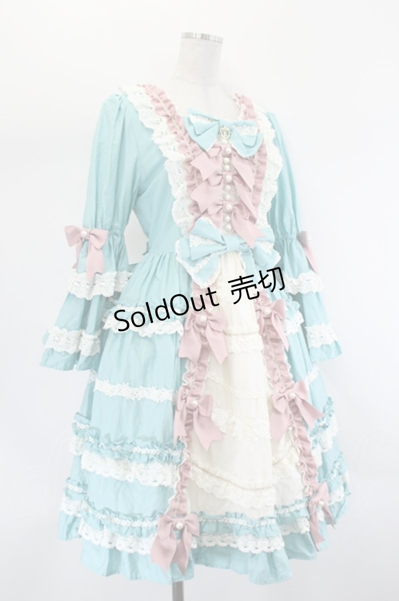 画像4: BABY,THE STARS SHINE BRIGHT / Elegant Rococoワンピース  サックス I-26-07-27-038-BA-OP-SA-ZI (4)