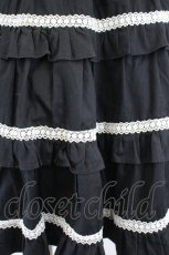 画像6: Angelic Pretty / ラブリーティアードジャンパースカート  黒Ｘ白 I-26-07-27-040-AP-OP-SA-ZI (6)