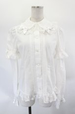 画像1: Angelic Pretty / シンプルピンタック付け袖ブラウス  白 I-26-07-27-005-AP-BL-SA-ZI (1)