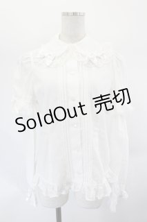 Angelic Pretty / シンプルピンタック付け袖ブラウス 白 I-26-07-27