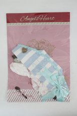 画像12: Angel’s Heart / ハートストライプワンピースセット  サックスＸ白 I-26-07-27-041-LO-OP-SA-ZI (12)