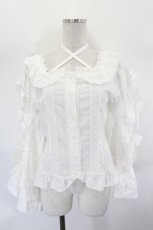 画像1: BABY,THE STARS SHINE BRIGHT / Eleonoreブラウス  白 I-26-07-27-006-BA-BL-SA-ZI (1)