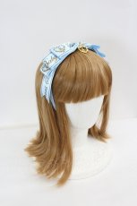 画像2: BABY,THE STARS SHINE BRIGHT / BABYリボンリボンカチューシャ  サックス I-26-07-27-075-BA-AC-SA-ZI (2)