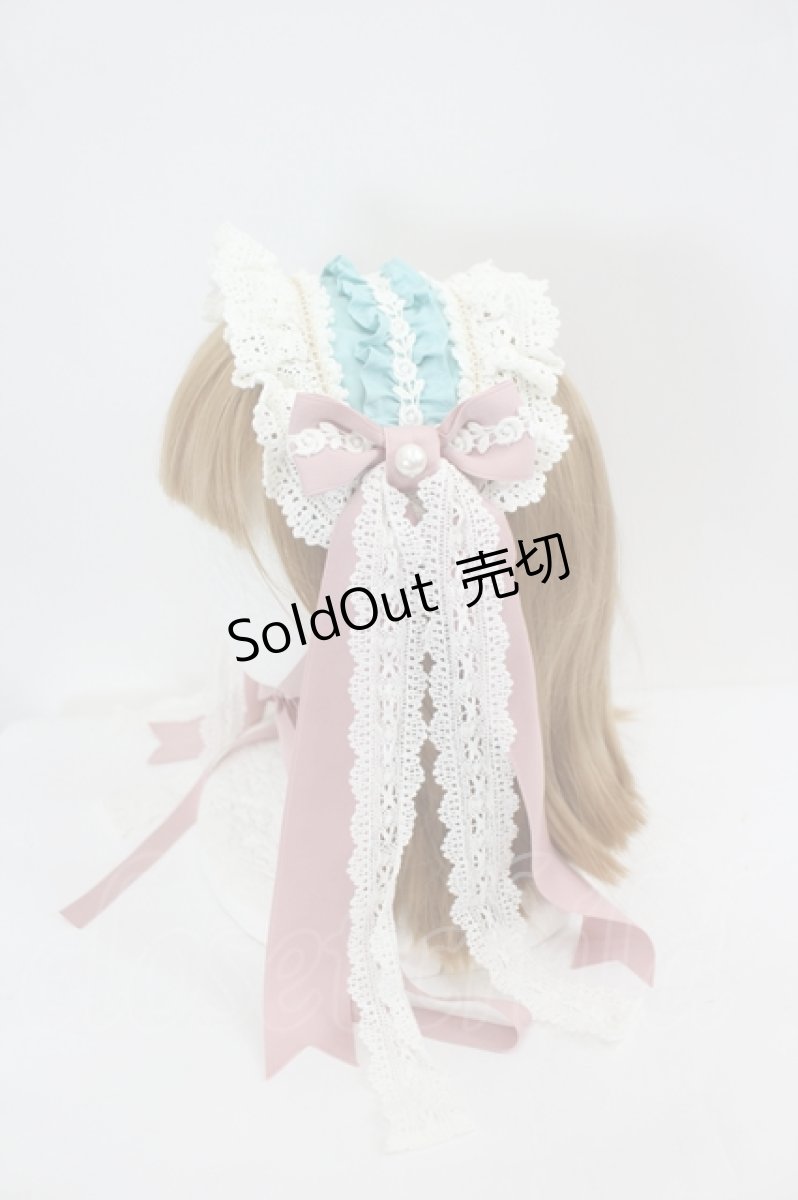 画像3: BABY,THE STARS SHINE BRIGHT / Elegant Rococoヘッドドレス  サックスＸピンク I-26-07-27-083-BA-AC-SA-ZI (3)