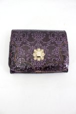 画像1: ANNA SUI / ルーミー二つ折り財布  パープル I-26-07-27-098-PU-ZA-SA-ZI (1)