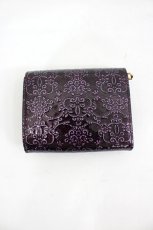 画像2: ANNA SUI / ルーミー二つ折り財布  パープル I-26-07-27-098-PU-ZA-SA-ZI (2)