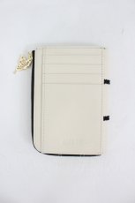 画像2: ANNA SUI / ディア マルチケース  アイボリーＸ黒 I-26-07-27-099-PU-ZA-SA-ZI (2)