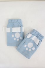 画像2: ACDC RAG / ドットネコグローブ  サックスＸ白 I-26-07-27-100-PU-ZA-SA-ZI (2)