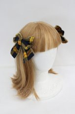 画像2: LIEF / Tartan School Series Pin Set  イエローチェック I-26-07-27-114-LO-AC-SA-ZI (2)
