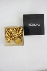 画像4: INGEBORG / メダル付きチェーンベルト  ゴールド I-26-07-27-119-LO-AC-SA-ZI (4)