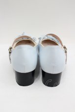 画像2: LOLITAその他(お買取対象外) / リボンストラップパンプス 約24.5CM サックス I-26-07-27-123-LO-SH-SA-ZI (2)