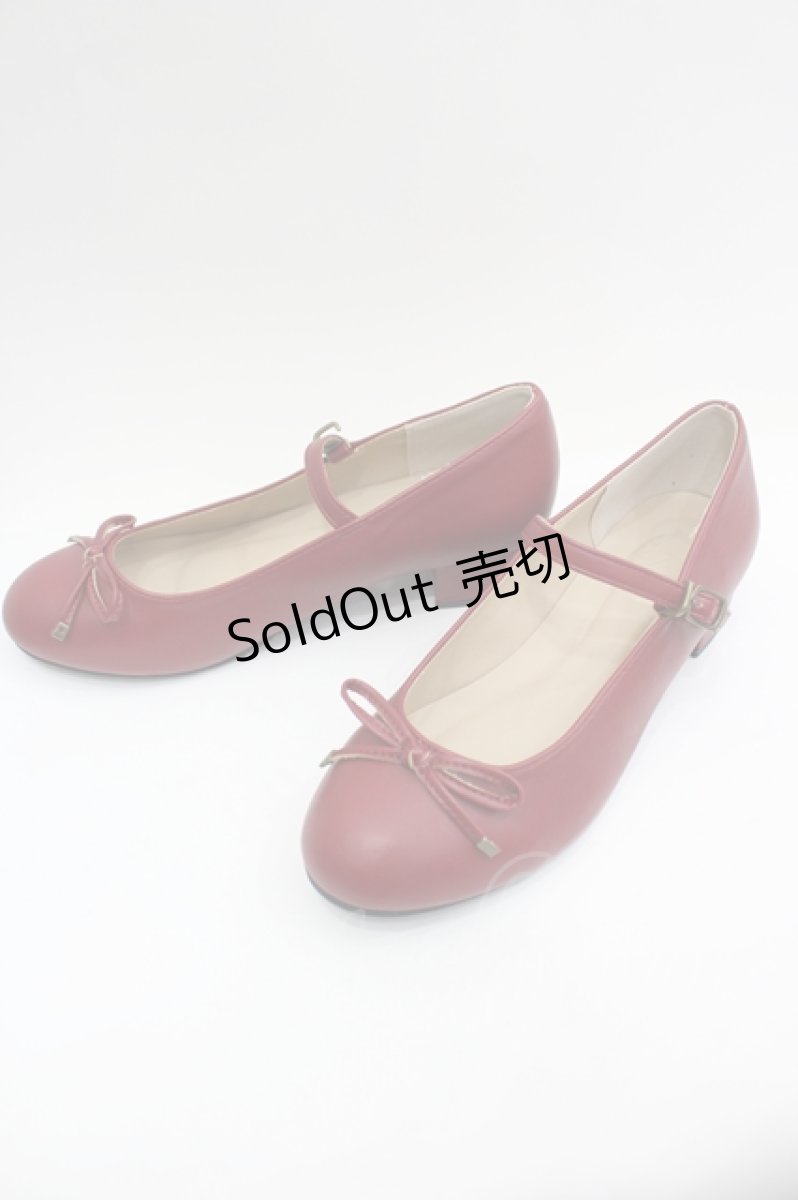 画像3: F&A / リボンストラップパンプス L 赤 I-26-07-27-125-CA-SH-SA-ZI (3)